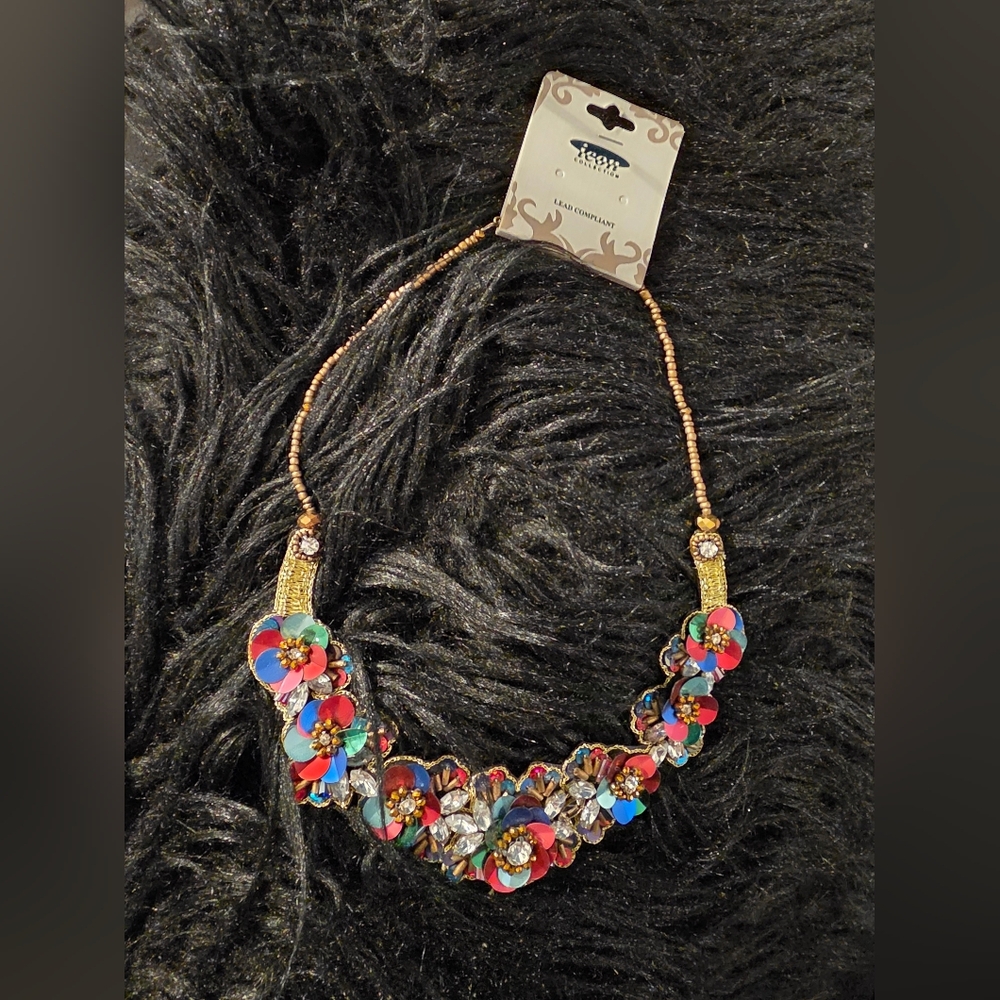 Colorful Floral Necklace